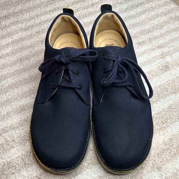 Samuel Hubbard Free Oxford Men's Navy Nubuck Leather Boots Size 10 , 43.5 - Picture 3 of 12